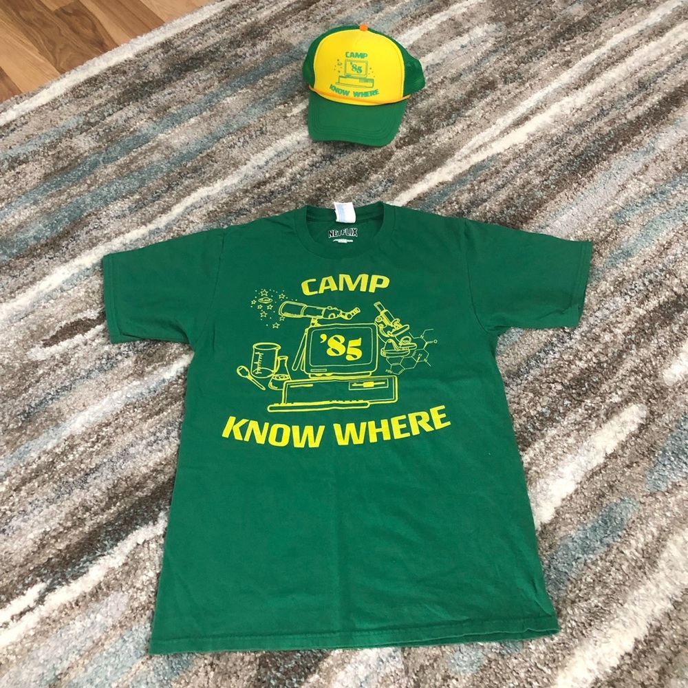 Stranger Things Halloween Costume-Camp Know where Dusty